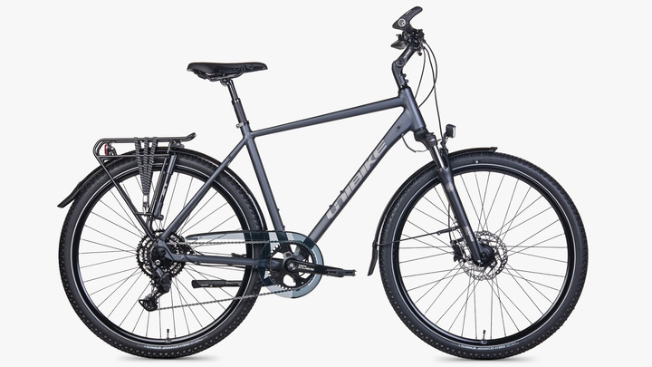 Rower Unibike EXPLORER męski SZARY