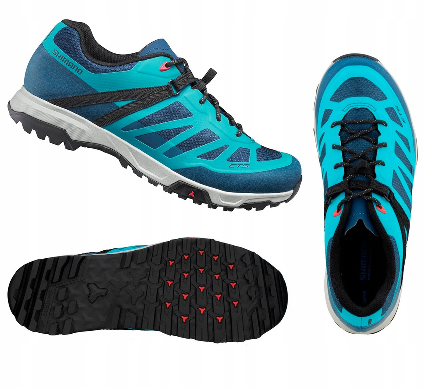 Buty rowerowe (bez systemu SPD) SH-ET500 Dam Niebieskie 37.0