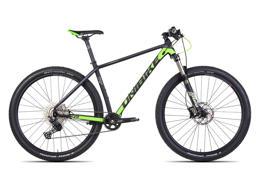 Rower UNIBIKE EVO czarno-zielony