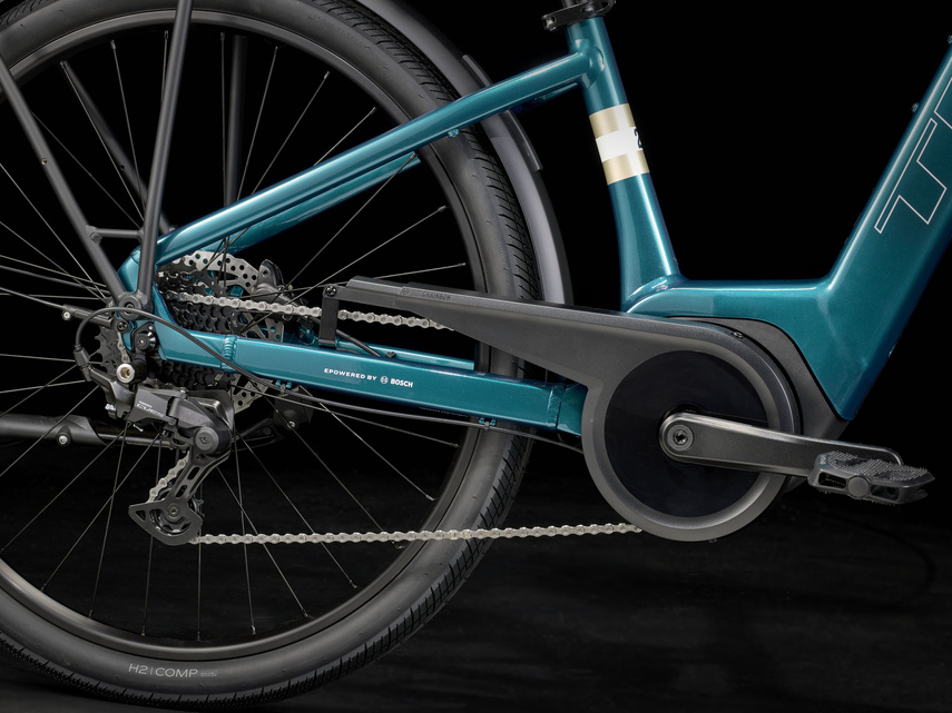 Rower Trek Verve+ 2 o niskiej rurze górnej Gen 3