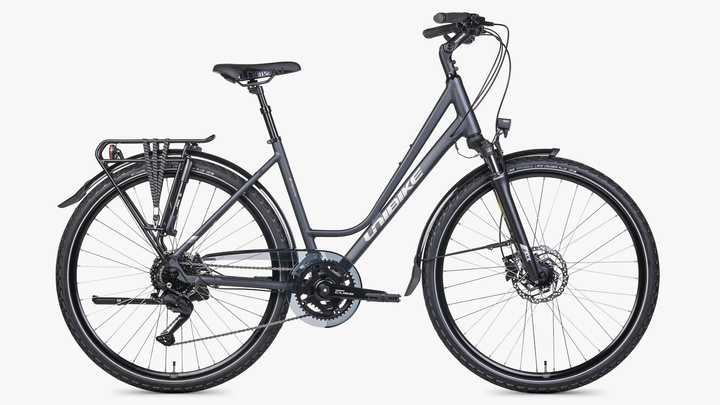 Rower Unibike VOYAGER damski SZARY