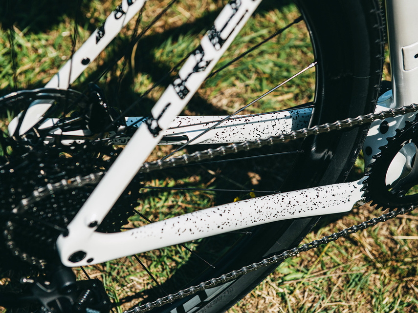 Rower gravel ACCENT FREAK CARBON APEX biały