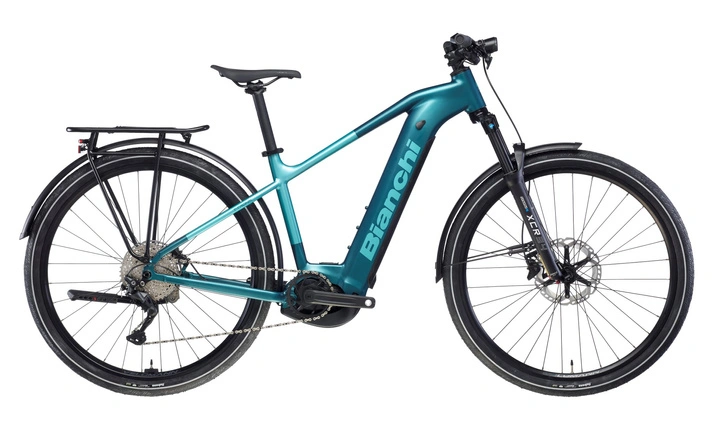 Rower BIANCHI  T-TRONIK X 9.2 TRK DE10 BCH PL   Dark Celeste metallic / Celeste Metallic Full Matt